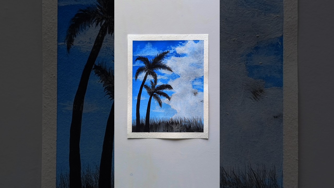 "Tropical Paradise Painting: Create Your Own Masterpiece in Minutes! 🌴🎨" 