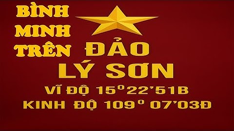 Bình minh trên đỉnh núi lửa Lý Sơn