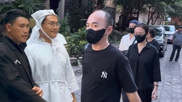 Vợ chồng Thu Trang Tiến Luật đến viếng đám tang Mẹ MC Đại Nghĩa