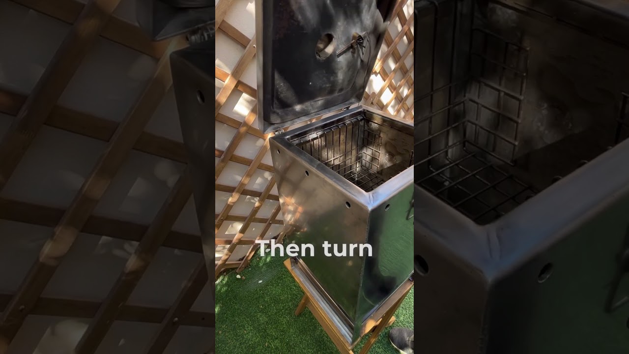 Top Tanoor Portable . Lesson 2 - Cooking on Charcoal