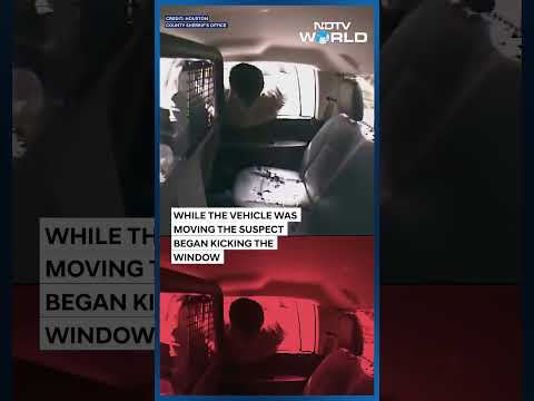 Caught On Camera: Handcuffed Man In Houston Escapes From Moving Police Truck