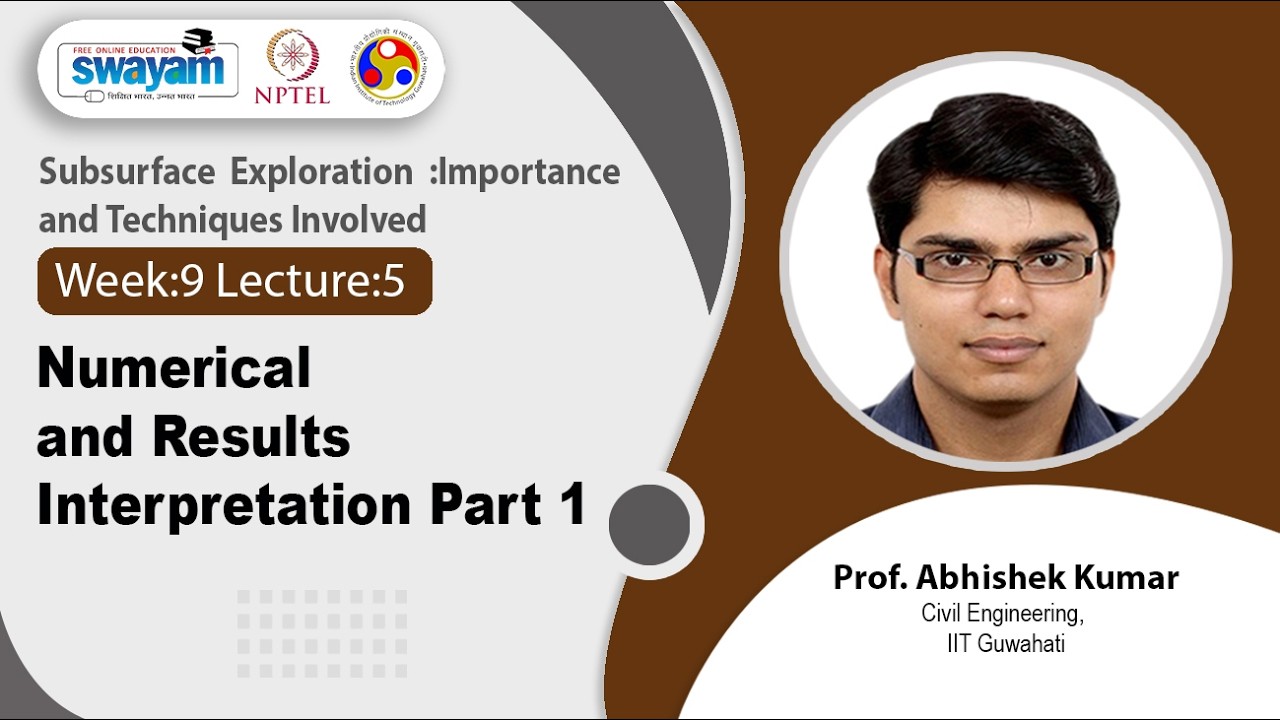 Lec 25: Numerical and results interpretation Part 1