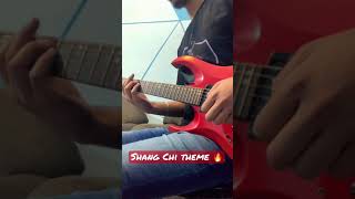 What If Shang Chi theme was made on Electric Guitar| Strings Play| #shorts #shangchi #electricguitar