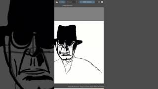 Drawing Judge Doom from Who Framed Roger Rabbit! #timelapse #shorts
