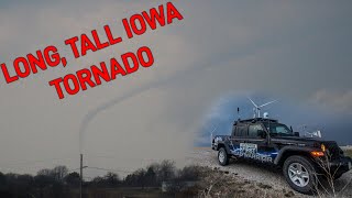 Storm Chasing the April 4, 2023 Pleasantville, Iowa #Tornado