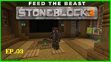 StoneBlock 3 - Ep03 - Mob Farm and Alfheim Portal