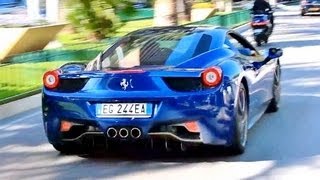 Official facebook page : http://www.facebook.com/worldsupercars i
filmed multiple times this incredibly good looking blue ferrari 458
italia. it's for...