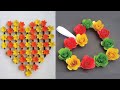 DIY: Wall Hanging Crafts Ideas! How to Make Paper Flower Hanging/Easy Wall Hanging with Colour Paper