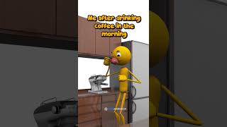 Emot When Drinking Coffee Animation Meme