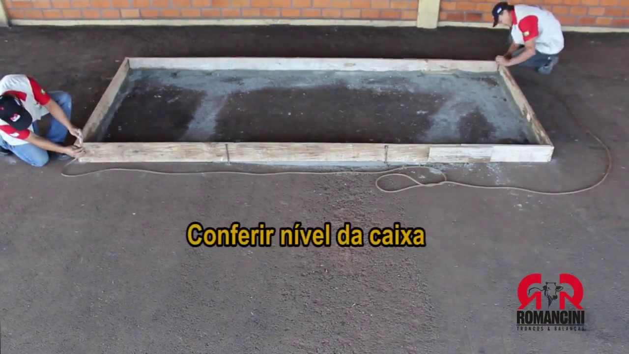 BASE DE CONCRETO   ROMANCINI troncos e balanças