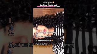 Ranking The Bestest Makeup Transitions Ever shorts viral trending makeup fyp