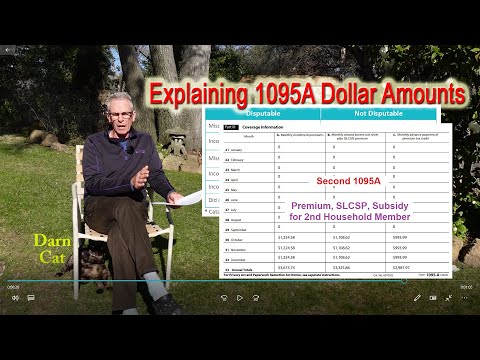 1095A Health Insurance Subsidy Form Dollar Amount Explanation, 2022