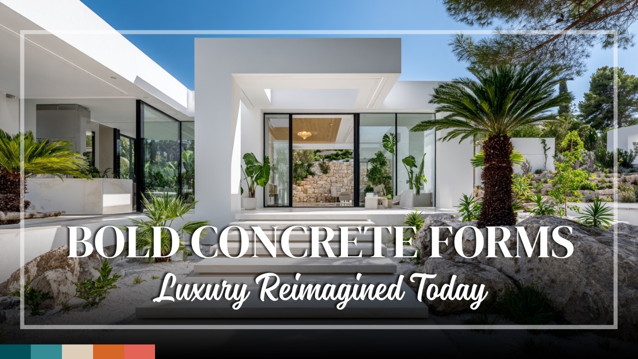 Brutalist Concrete Villas – Bold Modern Architecture Infused with Understated Opulence