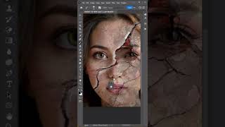 crack wall effect in Photoshop #photoshop #graphicdesign #designinspiration #photoshop