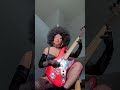 trying a little manėskin for the girlies ❤️‍🔥 [April Kae Bass Cover] #y2k #altgirl