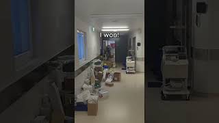 I actually won! #hospital #urbex #abandoned #medical #lostplace #backrooms #exploration #horror