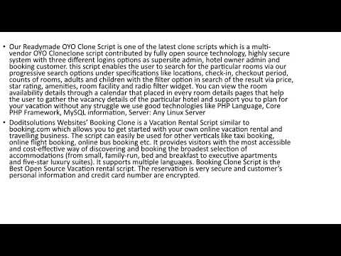 OYO Clone Script | OYO ReadyMade Clone Script