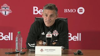 End of Season Availability | John Herdman - October 17, 2024