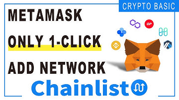 【Crypto Basic】MetaMask How to add new network by Chainlist【Beginner BSC Polygon Arbitrum DEX DeFi】