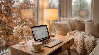 Window Desk Jazz Instrumental ~ May Work Focus & Cozy Study Vibes