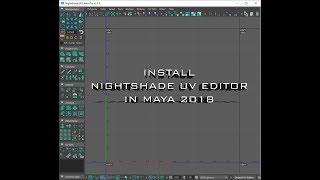 Install Nightshade UV Editor in Maya | Official |Как установить Nightshade UV Editor в Maya