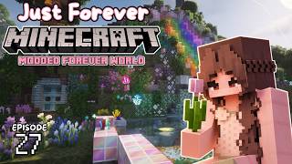 TIME TO BUILD... | Just Forever - Minecraft Modded Forever World🌷 Ep. 27