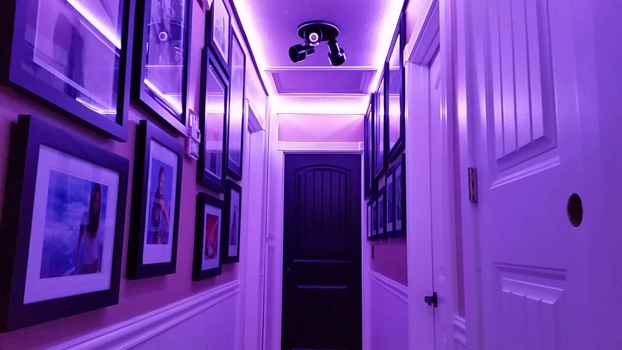 Installed LED Lights in my hallway YouTube