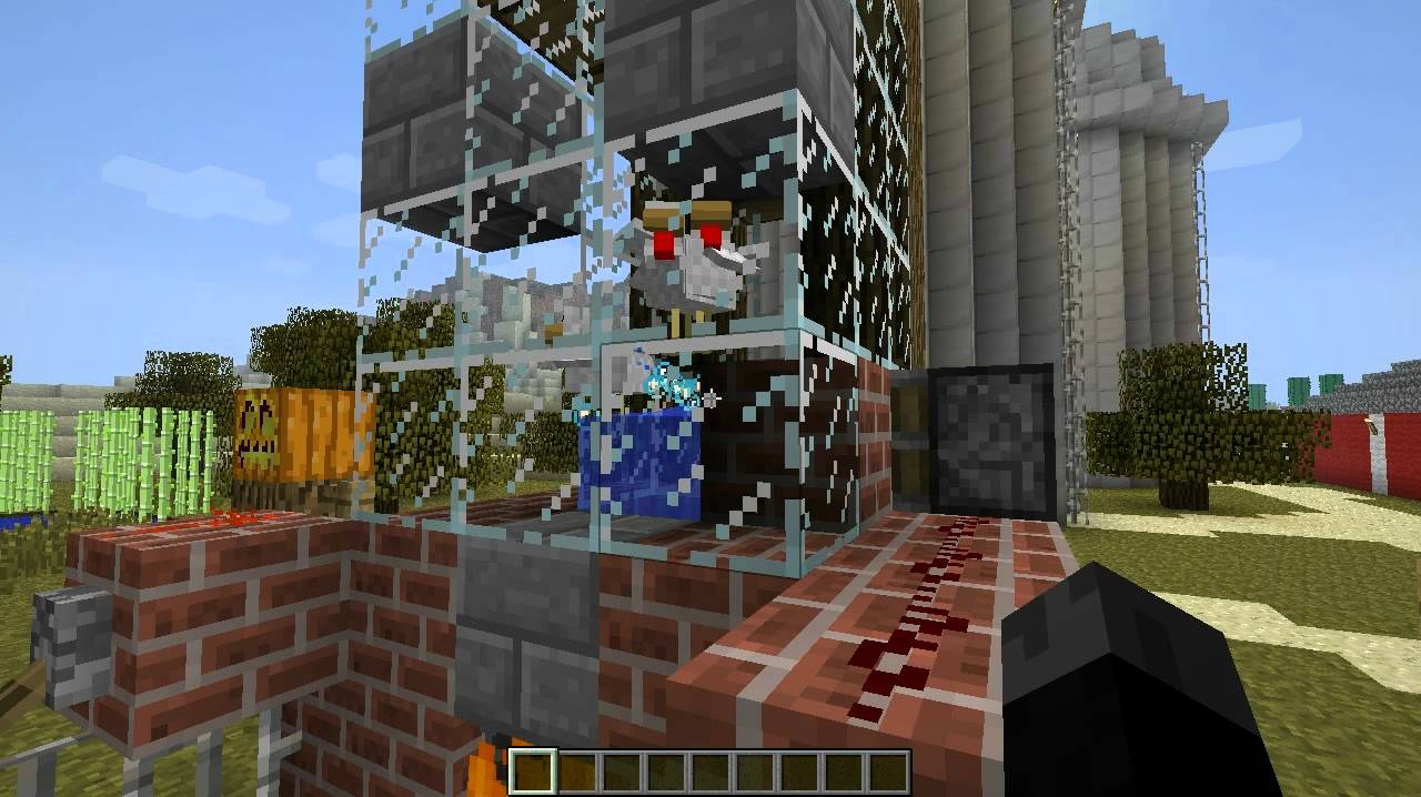 Minecraft Chicken Grinder (Belle End Farm) YouTube