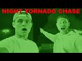 Tornado chasing at night  full chase