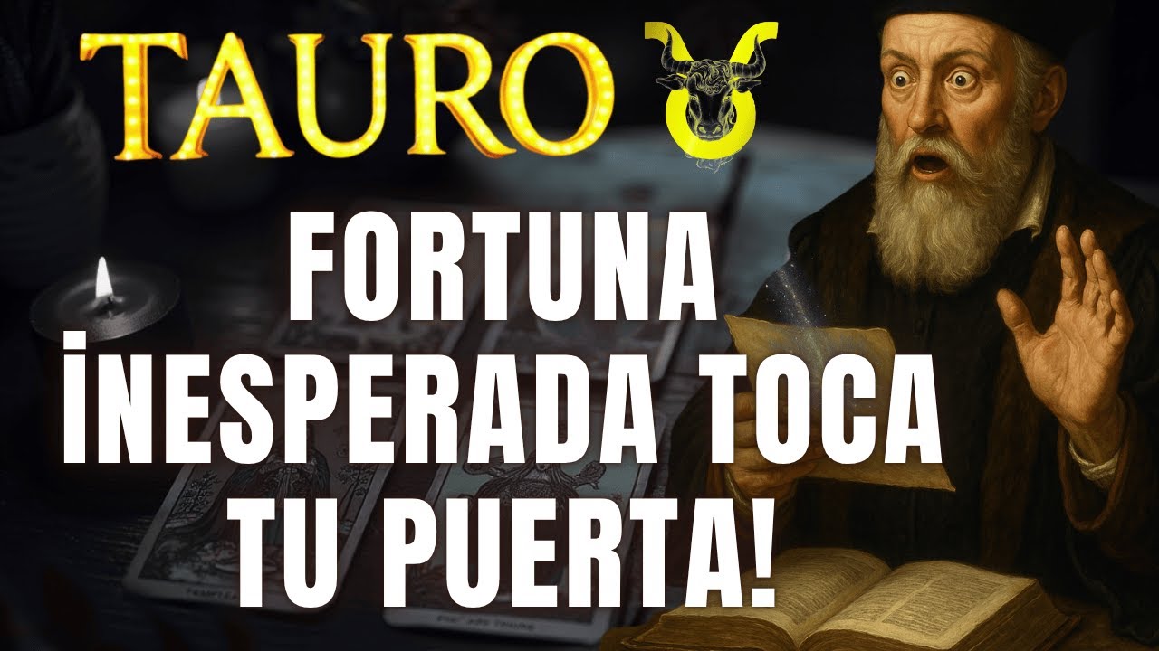 TAURO ♉ ¡UNA FORTUNA INESPERADA TOCA A TU PUERTA! 💰 UNA HERENCIA QUE ...