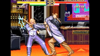 ART OF FIGHTING 2 ( ARCADE ) MR. BIG  FULL GAME  NO LOSS MATCHES