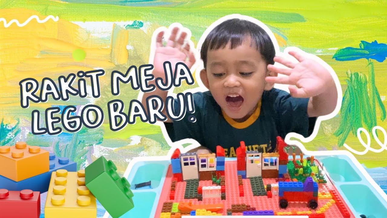 [Ranggi Vlog] Unboxing Mainan Baru! Merakit Meja Lego!