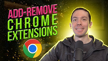 How to add or remove extensions to Google Chrome