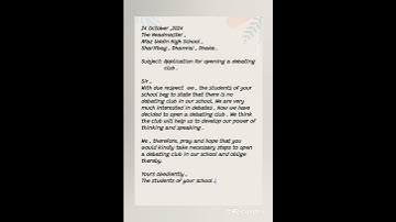 Application for setting up a debating club @englishwithazim