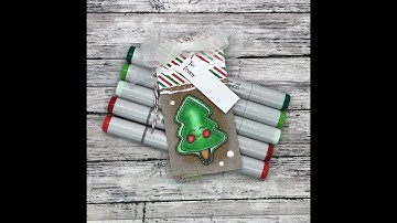 Unity Quick Tip: Christmas Tag with Paper Layers & Cute Stamp