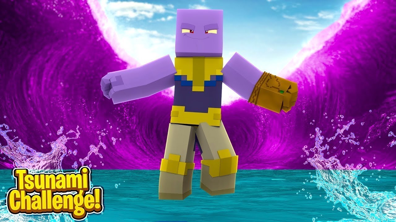 the little club daycare Minecraft -THANOS UNLEASHES A TSUNAMI
