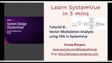 Tutorial-8: Using Keysight VSA with SystemVue