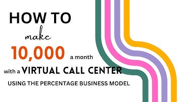How To Make $10,000 A Month with a Virtual Call Center - The Percentage Set Up