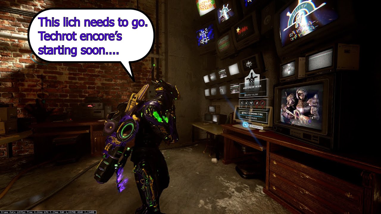 Time to yeet a terrible Lich in preparation for the Techrot Encore! [Warframe "special"]