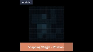 Creating a Sci-Fi Grid Background with the Snapping Wiggle Expression