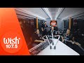 Freestyle performs before i let you go live on wish 1075 bus