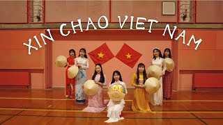 Múa XIN CHÀO VIỆT NAM tại làng Sarufutsu, Hokkaido, Nhật Bản（ベトナムの踊り）