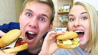 БУРГЕР ЧЕЛЛЕНДЖ | BURGER CHALLENGE PashaNastya