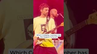 Which Coldplay member has the biggest fortune #fypage #hollywoodbuzz #movie