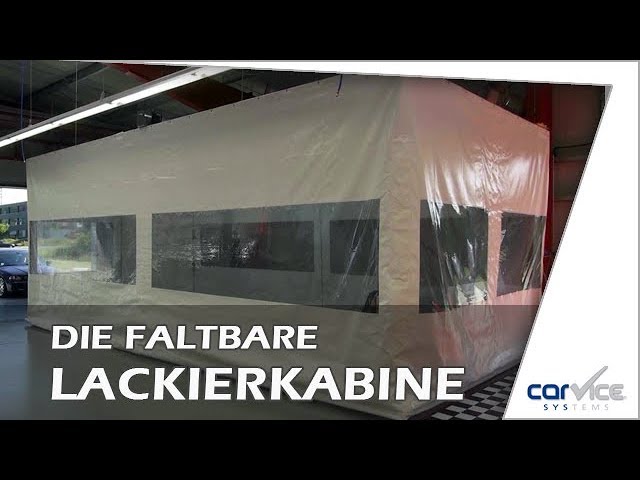 Faltbare Lackierkabine - Lackiererblatt