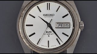 Seiko KS 5626-7000 watch - Crown and Movement Dissemble