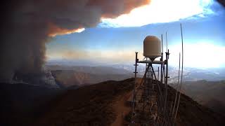 20180806 Holy Fire near Santiago Peak origin time and location
