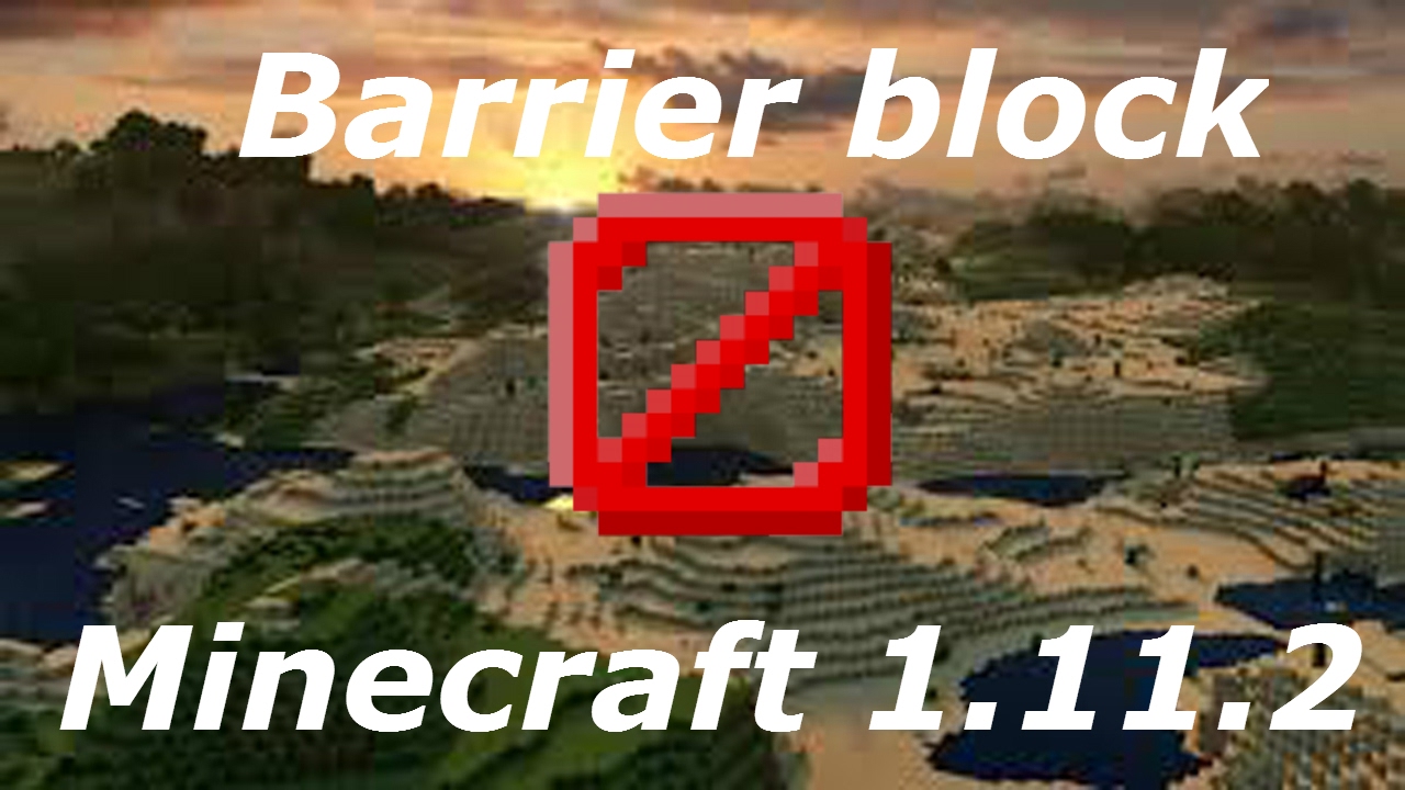 HOW TO GET A BARRIER BLOCK IN MINECRAFT 1.11.2 - YouTube