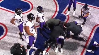 Ravens Bad Snap Leads To Lamar Jackson Injury