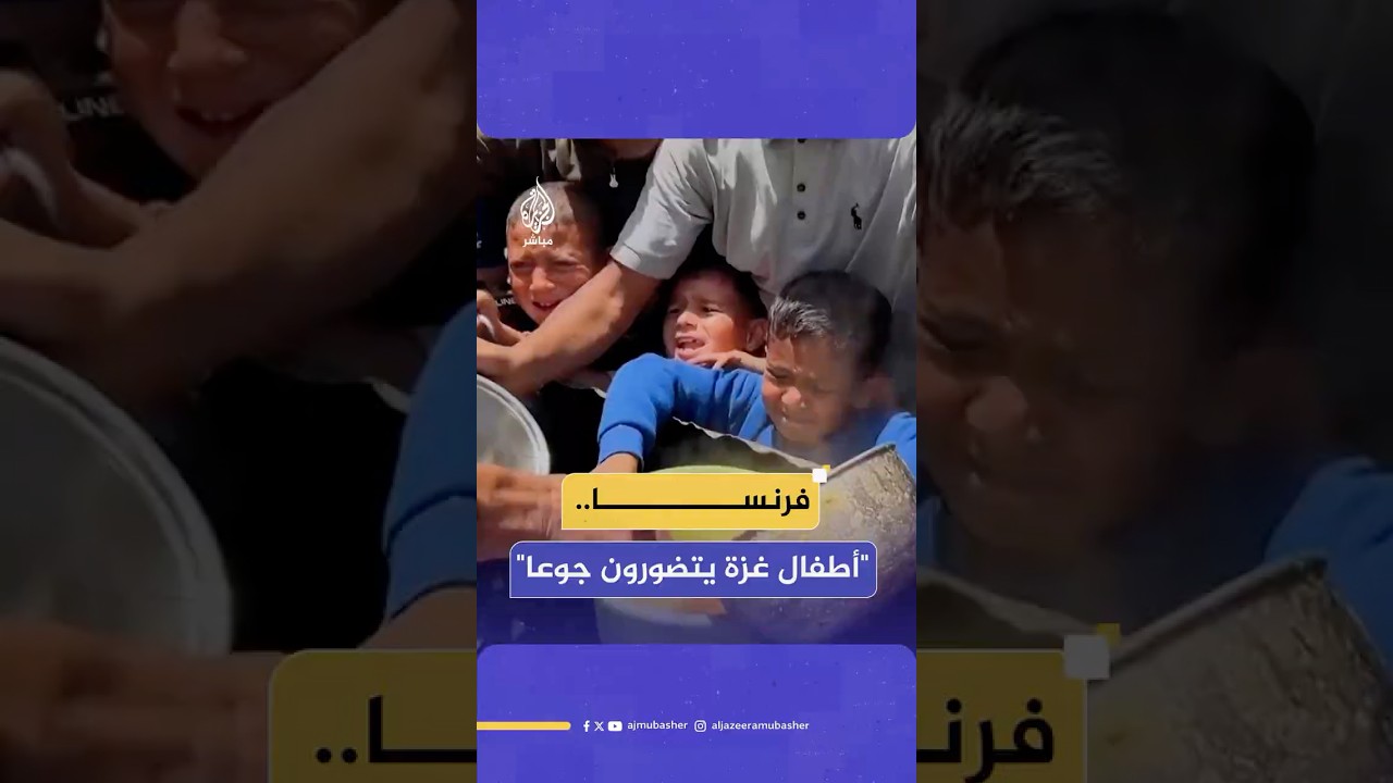 وزير الخارجية الفرنسي: الحكومة الإسرائيلية حولت غزة لمكان يحتضر وأطفال غزة يتضورون جوعا